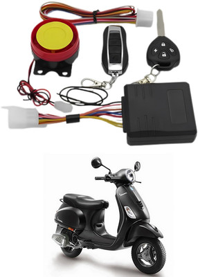 Purpleheart One-way Bike Alarm Kit(Flashing Light, Siren 120 dB)