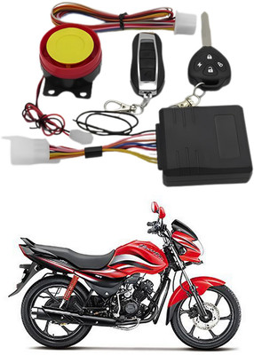Purpleheart One-way Bike Alarm Kit(Flashing Light, Siren 120 dB)