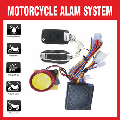 Allowing One-way Bike Alarm Kit(Siren 120 dB)