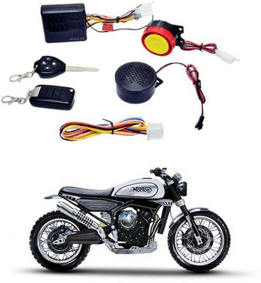 Genipap Two-way Bike Alarm Kit(Siren, Flashing Light 125 dB)