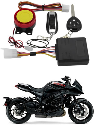 Purpleheart One-way Bike Alarm Kit(Flashing Light, Siren 120 dB)