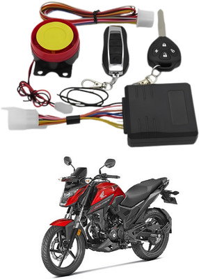 Purpleheart One-way Bike Alarm Kit(Flashing Light, Siren 120 dB)