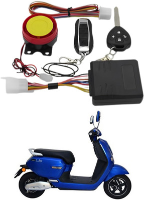 Purpleheart One-way Bike Alarm Kit(Flashing Light, Siren 120 dB)