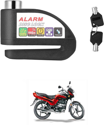 GONAMA 110dB Loud Alerting Sound System Disc Lock Alarm Key Anti-Theft Protection S89 110dB Loud Alerting Sound System Disc Lock Alarm Key Anti-Theft Protection S89 Wheel Lock(Multicolor)