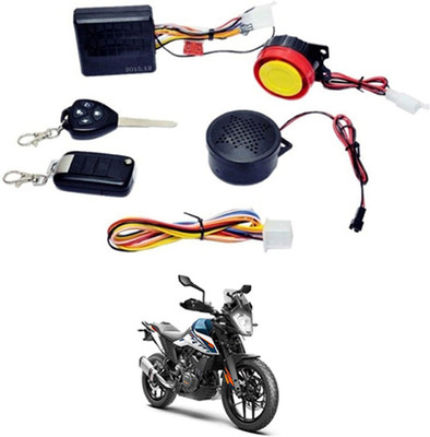 AYW Two-way Bike Alarm Kit(Siren, Flashing Light 125 dB)