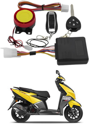 Purpleheart One-way Bike Alarm Kit(Flashing Light, Siren 120 dB)