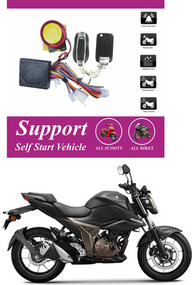 Bluedrum One-way Bike Alarm Kit(Flashing Light, Siren 120 dB)