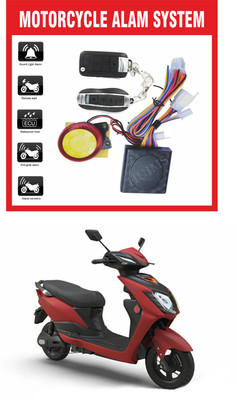 Bluedrum One-way Bike Alarm Kit(Flashing Light, Siren 120 dB)