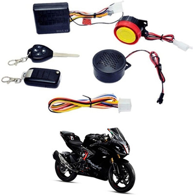 AYW Two-way Bike Alarm Kit(Siren, Flashing Light 125 dB)