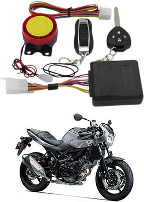 Purpleheart One-way Bike Alarm Kit(Flashing Light, Siren 120 dB)