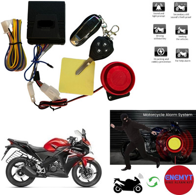 ENEMYT Two-way Bike Alarm Kit(Siren 100 dB)