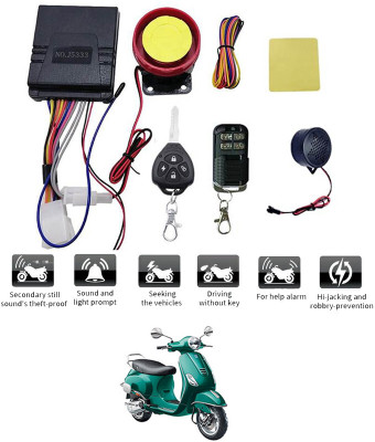 AYW Two-way Bike Alarm Kit(Flashing Light, Siren 125 dB)