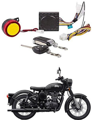 AutoTiger One-way Bike Alarm Kit(Flashing Light, Siren 120 dB)