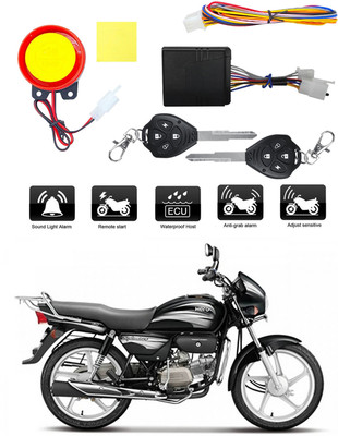 HANABI One-way Bike Alarm Kit(Flashing Light, Siren 120 dB)