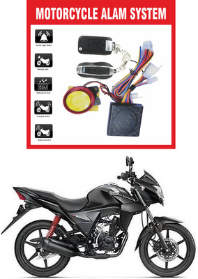 Genipap One-way Bike Alarm Kit(Flashing Light, Siren 120 dB)