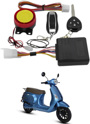Purpleheart One-way Bike Alarm Kit(Flashing Light, Siren 120 dB)