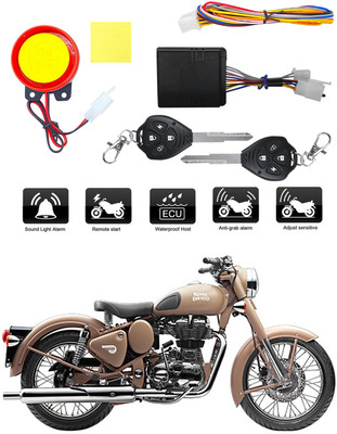 Bluedrum One-way Bike Alarm Kit(Flashing Light, Siren 120 dB)