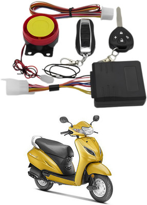 Purpleheart One-way Bike Alarm Kit(Flashing Light, Siren 120 dB)