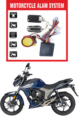 Genipap One-way Bike Alarm Kit(Flashing Light, Siren 120 dB)