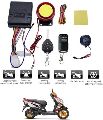 AYW Two-way Bike Alarm Kit(Flashing Light, Siren 125 dB)