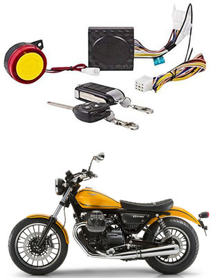 AutoTiger One-way Bike Alarm Kit(Flashing Light, Siren 120 dB)