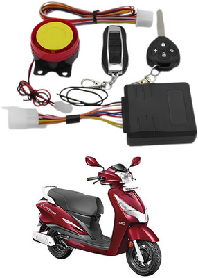 Purpleheart One-way Bike Alarm Kit(Flashing Light, Siren 120 dB)