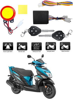 JazzBros One-way Bike Alarm Kit(Flashing Light, Siren 120 dB)
