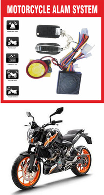 Bluedrum One-way Bike Alarm Kit(Flashing Light, Siren 120 dB)