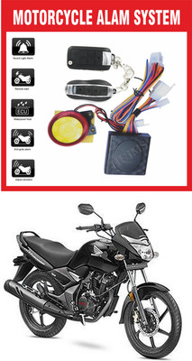 Voddmars One-way Bike Alarm Kit(Flashing Light, Siren 120 dB)