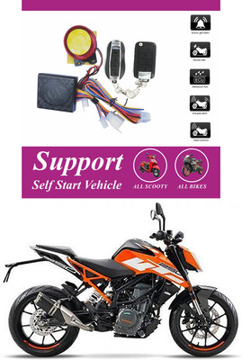 Bluedrum One-way Bike Alarm Kit(Flashing Light, Siren 120 dB)