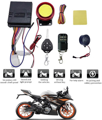 RKPSP Two-way Bike Alarm Kit(Flashing Light, Siren 125 dB)