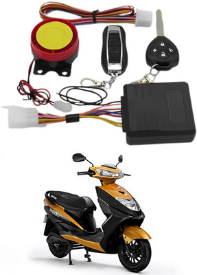 Purpleheart One-way Bike Alarm Kit(Flashing Light, Siren 120 dB)