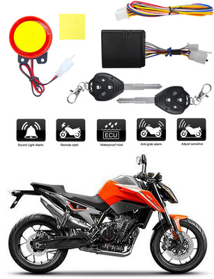 JazzBros One-way Bike Alarm Kit(Flashing Light, Siren 120 dB)