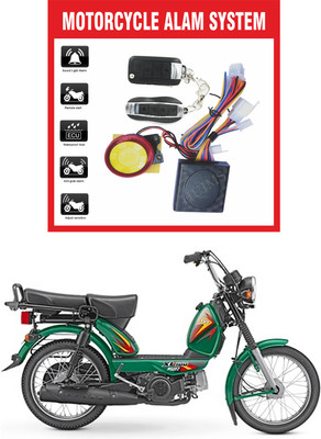 Bluedrum One-way Bike Alarm Kit(Flashing Light, Siren 120 dB)