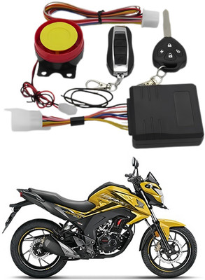 Purpleheart One-way Bike Alarm Kit(Flashing Light, Siren 120 dB)