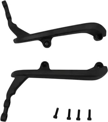 aqramax Meteor Passenger Backrest with Cushion Seat – Premium Aluminum Body Support Bike Headlight Grill(Black)