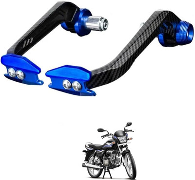PRTEK Lever Guard ProtectorBlue Handguard And Bow Brake forSplendor Chain Breaker