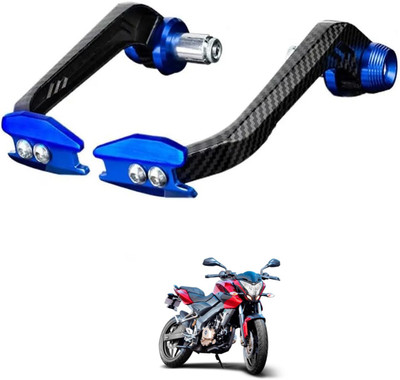 PRTEK Lever Guard ProtectorBlue Handguard And Bow Brake forPulsar 150 DTS-i Chain Breaker