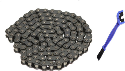 Digital Craft CB HORNET Chain With Chain Cleaner Brush [Pack of 2 ] 1 Teeth Sprocket(Honda CB Hornet 160 Pack of 2)