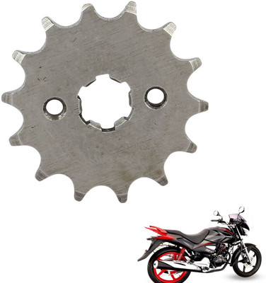 Digital Craft Front Gear Box Sprocket for CBZ Xtreme .[14T 2,Hole ] 14 Teeth Sprocket(Hero CBZ Extreme Pack of 1)