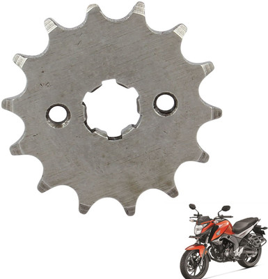 Digital Craft Front Gear Box Sprocket for CB Hornet.[ 2,Hole ] 15 Teeth Sprocket(Honda CB Hornet 160 Pack of 1)