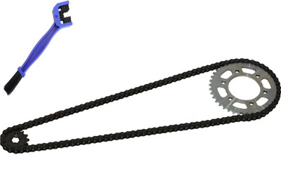 Digital Craft YAMAHA FZS V1 Chain Sprocket Kit With Chain Cleaner Brush [ Pack of 4 ] 40 Teeth Sprocket(Yamaha FZ-S Pack of 4)