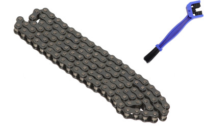 Digital Craft Apache RTR 160 4V Main Chain With Chain Cleaner Brush [ Pack of 2 ] 1 Teeth Sprocket(TVS Apache RTR 160 4V Pack of 2)