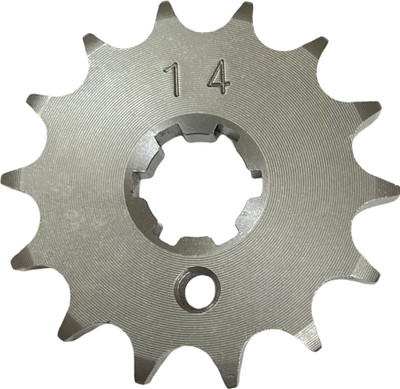 Digital Craft Front Gear Box Sprocket for FZ-S.[14T 1,Hole ] 14 Teeth Sprocket(Yamaha FZ-S Pack of 1)