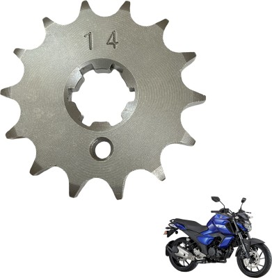 Digital Craft Front Gear Box Sprocket for FZ V3.[14T 1,Hole ] 14 Teeth Sprocket(Yamaha FZ Pack of 1)