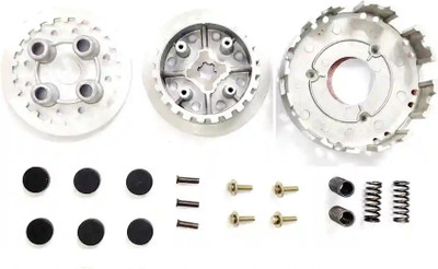 D'Mega Mart Rx135 Clutch Bell, Hub, Top, Spring and Rubber kit Rx 135 Bike Clutch Cover