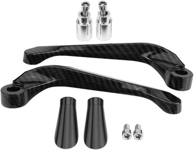 OBEROI'S TRADERS CNC Motorcycle Brake, Clutch Lever Guard | Handlebar Lever Protector For Bike Handlebar Hand Guard(Universal For Bike)