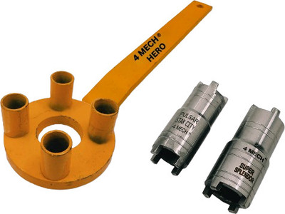 4MECH 4 Pin Clutch Holder Tool Kit Bike Clutch Cover