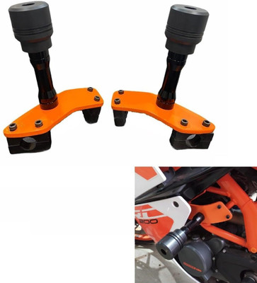 VermsBikers Heavy Frame Sliders with Brackets for KTM RC/Duk-125,200,390 Bike Crash Guard(KTM)
