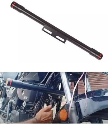 AutoGnix HEAVY SINGLE ROD OPEN LEG GUARD FOR SPLENDOR Bike Crash Guard (Hero)(Hero, Universal For Bike)